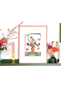 Collage Bouquet Mini Print Set